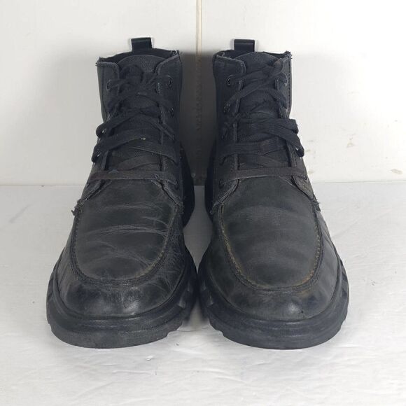 Sorel Men\'s Portzman US11 Black Leather Waterproof Moc Toe Lace-Up Ankle Boot main image 12